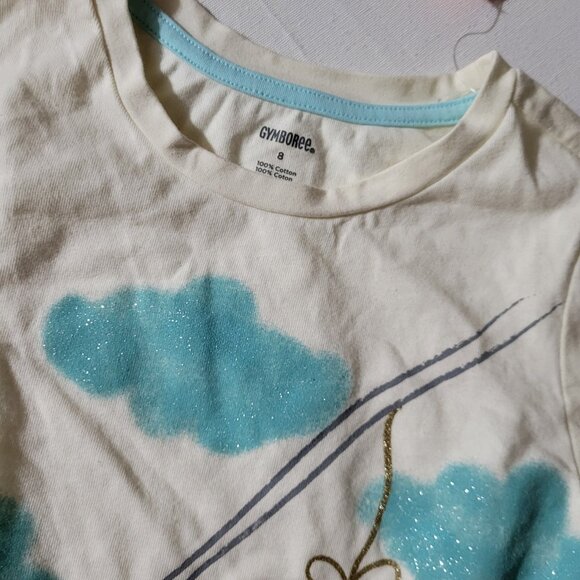 Gymboree Snowflake Glamour size 8 Girls shirt NWT - Picture 2 of 3